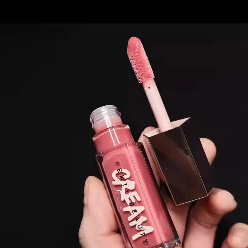 Fenty Beauty MAUVE WIVE Lip Gloss Waterproof Liquid Lipstick Nude Pink Lips Tint Makeup Lip Glaze Cosmetics Red Lip Stain
