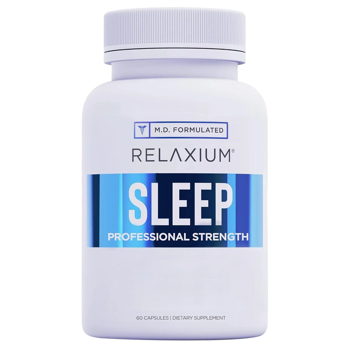 Sleep Supplement - Professional Strength, Dietary Supplement for Better Sleep - L-Tryptophan, Magnesium - 60 Capsules