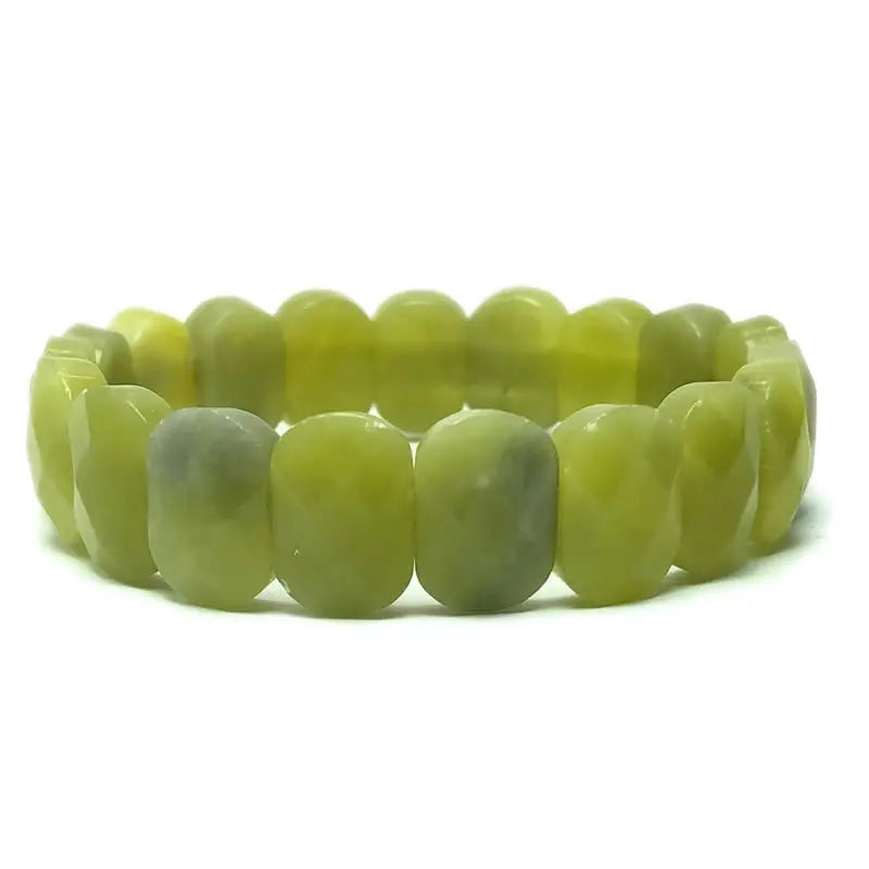 Multi-faceted beads 10x20mm bracelet Natural stone bracelet, agate, crystal quartz Simple bracelet Birthday Christmas Gifts