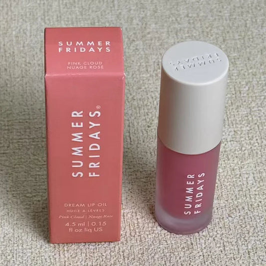 Summer Fridays Lip Balm Moisturizing Mirror Lip Gloss Lip Vanilla Pink Sugar Pink Guava Smell Lipstick Transparent Oil Makeup