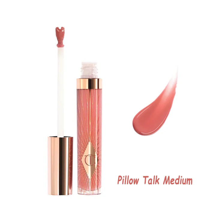 Charlotte Tilbury Silky Smooth Lipstick Solid Lip Gloss Does Not Stick To The Glass Water Glow Collagen Mirror glass Lip Gloss