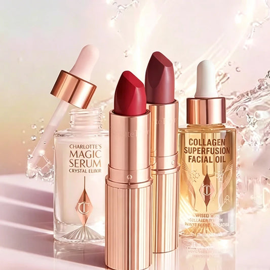 Charlotte Tilbury CT Solid Lip Gloss Silky Non Greasy Generous Skin Care Cp Collagen Facial Essential Oil Crystal Clear Essence