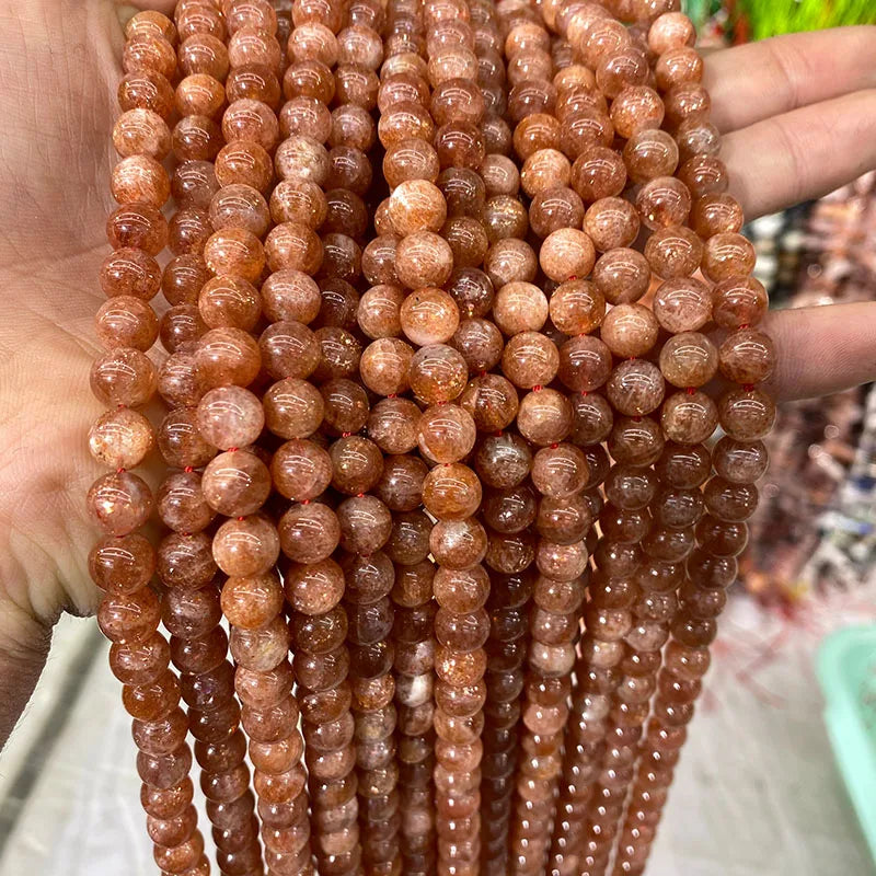4 6 8 10 12mm Natural purple Stichtite Opal green Larimar stone Round Loose Beads For Jewelry Making DIY Bracelets Necklace 15''
