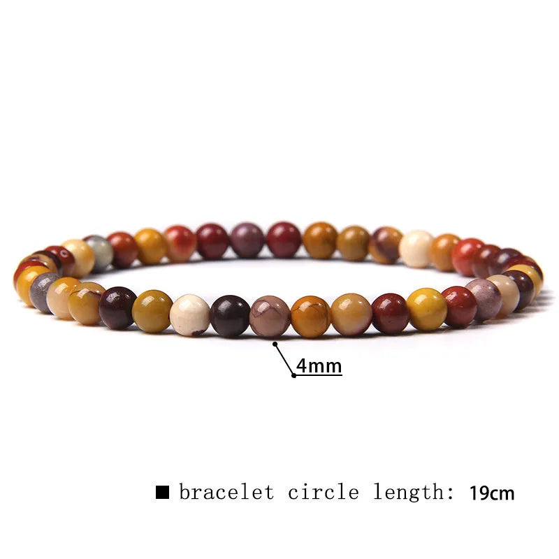2024 New Stone Bracelet Natural Quartzs Cat Eye Jades Aquamarines Stone Bead Bracelet Stretch Bangle Jewelry Gift For Women Men