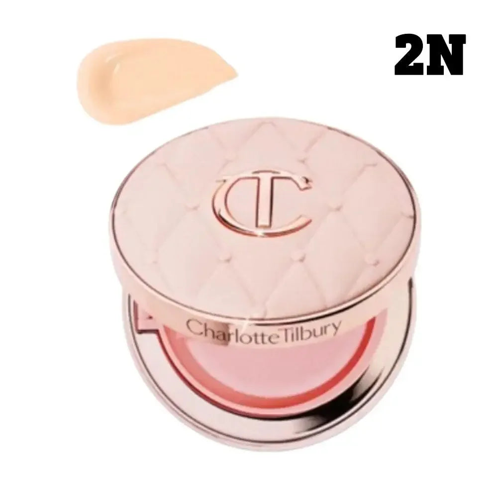 Charlotte Tilbury Shimmer Makeup Air Cushion Lightweight Moisture Oil Control Two Color Heart Shape Powder Blusher Unique Design