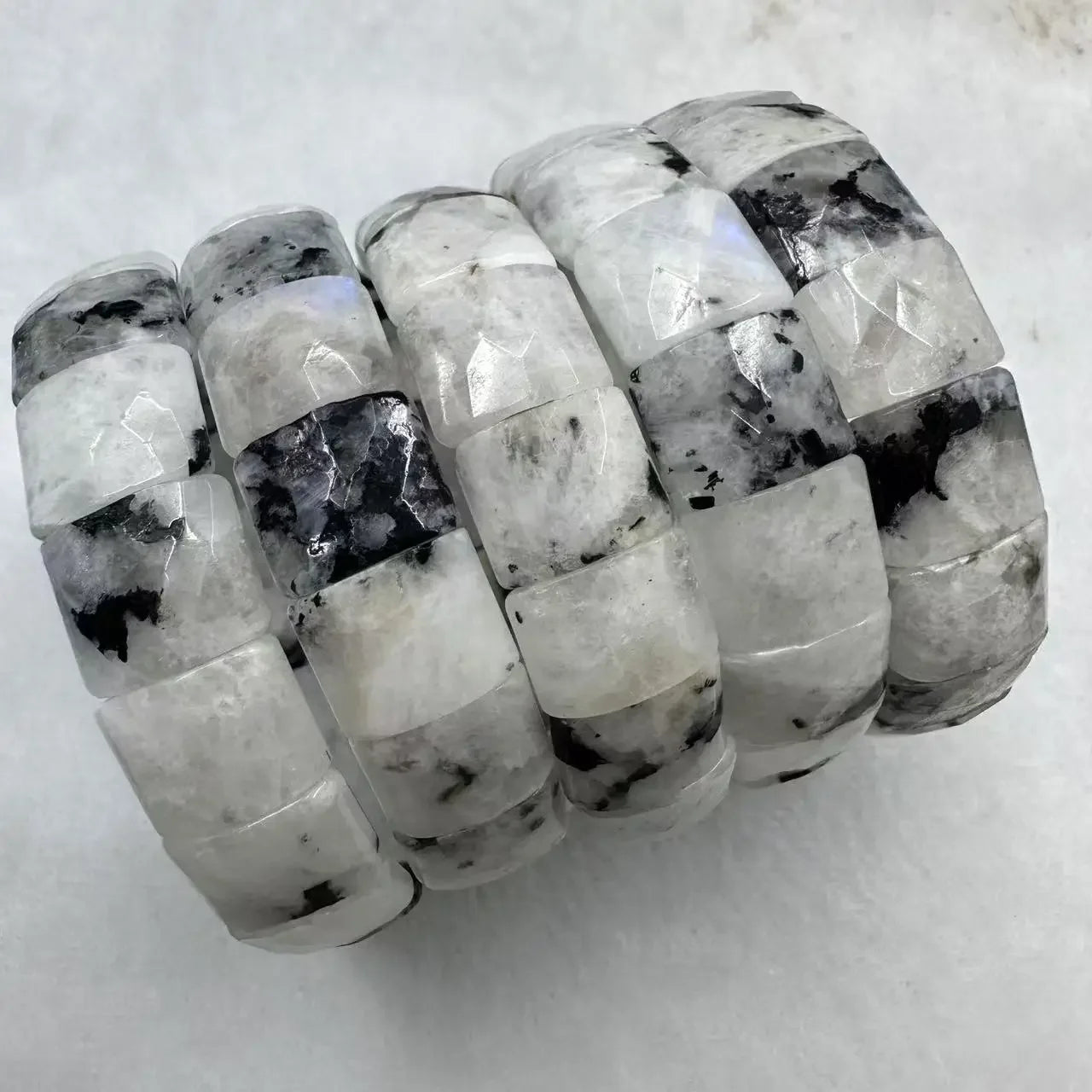 NEW Natural Indian Moonstone 13×15mm Stone Bracelet Gemstone Fashion Jewelry Christmas For Man For Woman Gift Wholesale