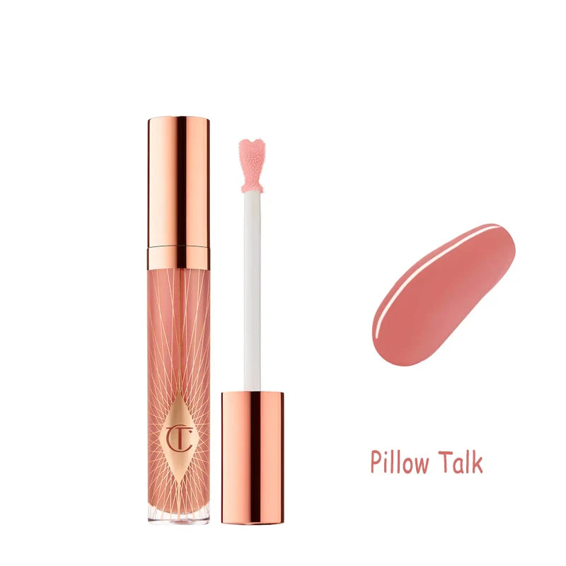 Charlotte Tilbury Silky Smooth Lipstick Solid Lip Gloss Does Not Stick To The Glass Water Glow Collagen Mirror glass Lip Gloss
