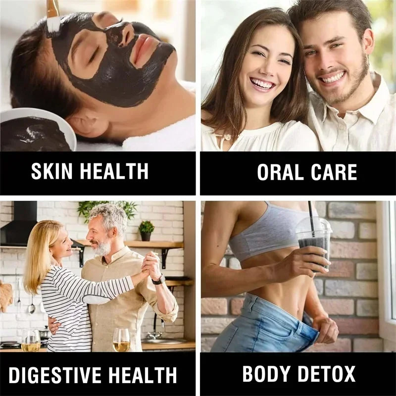 Activated Charcoal Capsules - Supports Intestinal Health, Relieves Bloating, Promotes Natural Detoxification, Improves ImmunityS