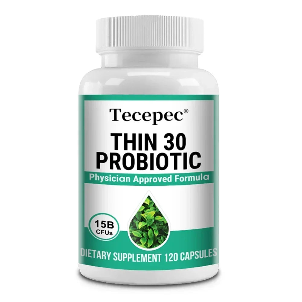 Best Probiotics - 6 Probiotic Strains - with Organic Apple Cider Vinegar, Green Tea Leaf Extract - Supports Gut Health