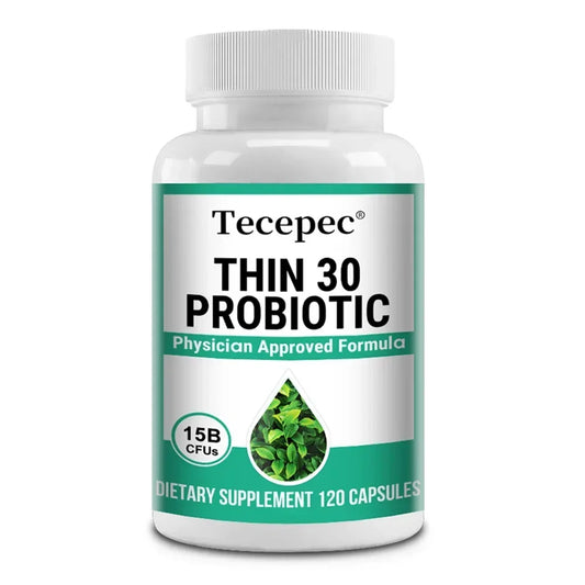 Best Probiotics - 6 Probiotic Strains - with Organic Apple Cider Vinegar, Green Tea Leaf Extract - Supports Gut Health
