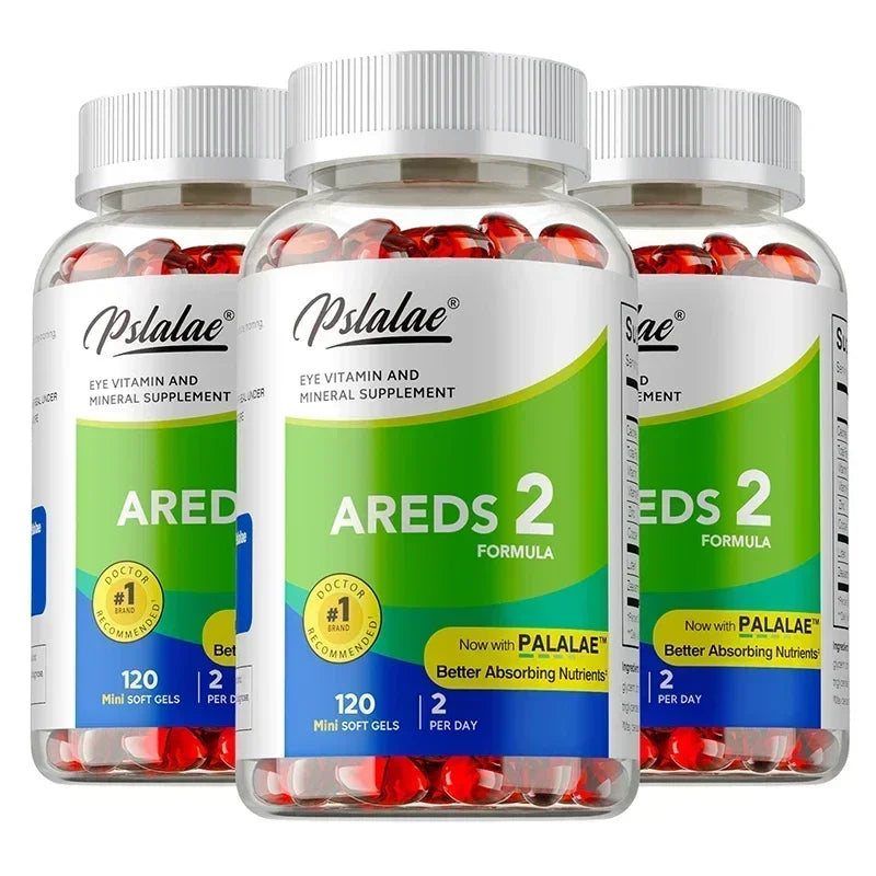AREDS 2 Eyes Capsules - Contains Lutein and Zeaxanthin To Support Eye Health, Relieve Eye Fatigue and Improve Vision