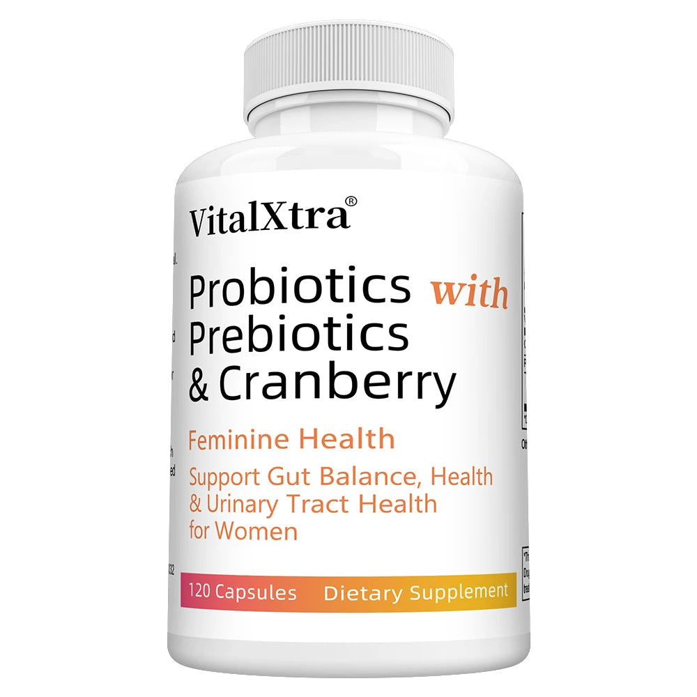 Women's Probiotics, with Cranberry and Prebiotics, Support Gut Health, Maintain Women's Health, and Cleanse The Urinary Tract