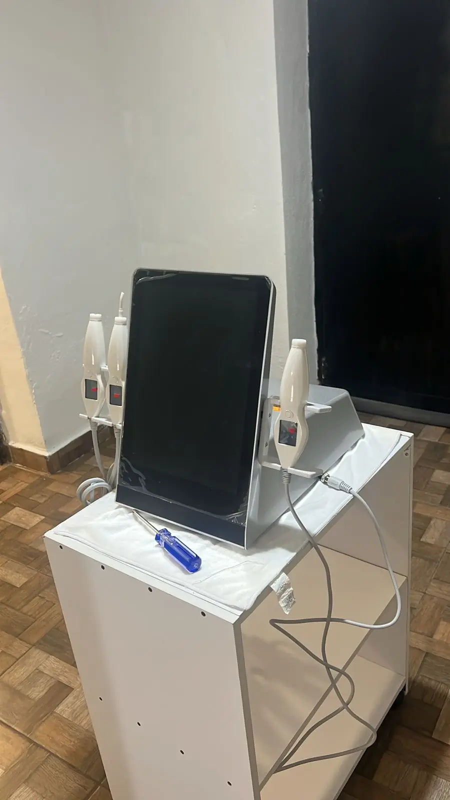 Cold  Hot Plasma 8 in 1 Diamond Stamp Ozone Plasma Skin Rejuvenation Anti-aging Facial Care Beauty Machine