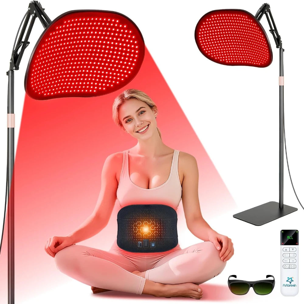 432PCS Red Light Therapy Bracket Light Mat 2-in-1 Relieve Muscle Pain For Full Body Face Near Infrared Light Sauna For Body Face