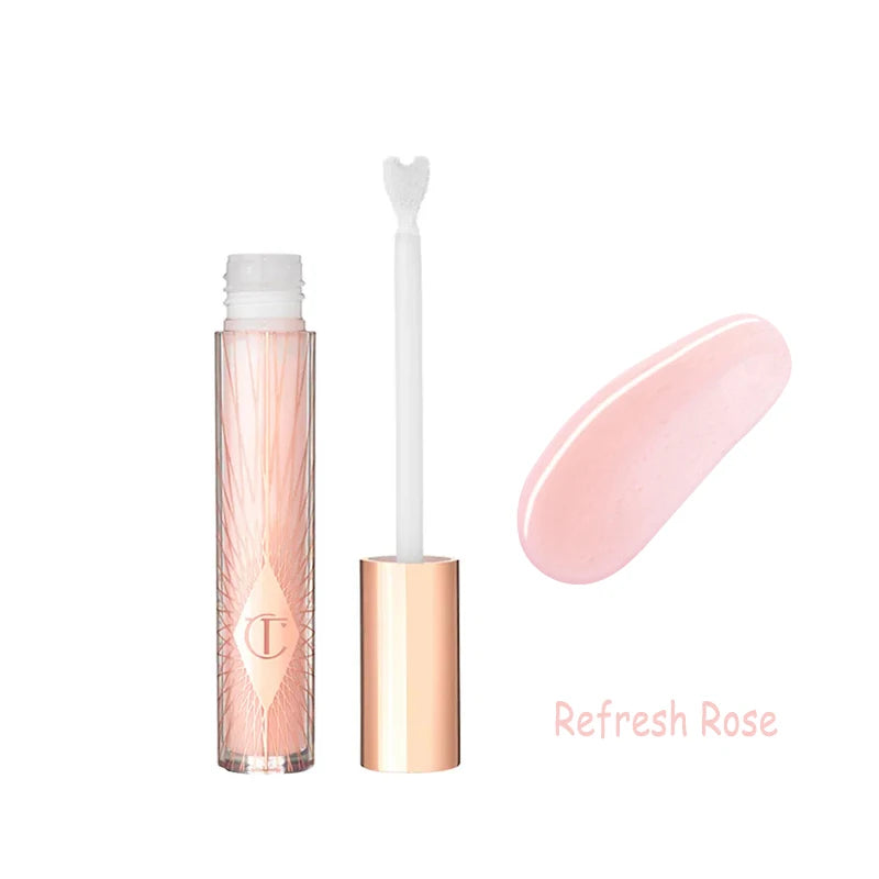 Charlotte Tilbury Silky Smooth Lipstick Solid Lip Gloss Does Not Stick To The Glass Water Glow Collagen Mirror glass Lip Gloss