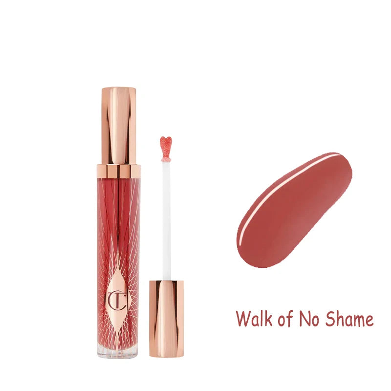 Charlotte Tilbury Silky Smooth Lipstick Solid Lip Gloss Does Not Stick To The Glass Water Glow Collagen Mirror glass Lip Gloss