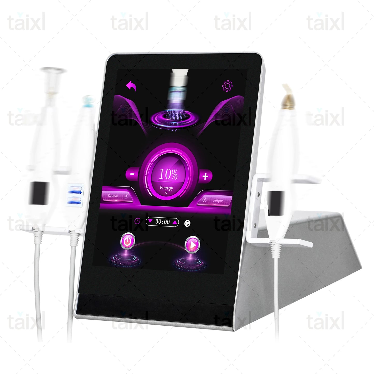 Cold  Hot Plasma 8 in 1 Diamond Stamp Ozone Plasma Skin Rejuvenation Anti-aging Facial Care Beauty Machine