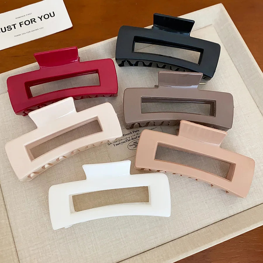 2025 New Soft Silicone Hair Claw Clips for Women Non Fragile Bendable Shark Clip Anti Drop Hairpin Headgear Does Not Hurt Hair