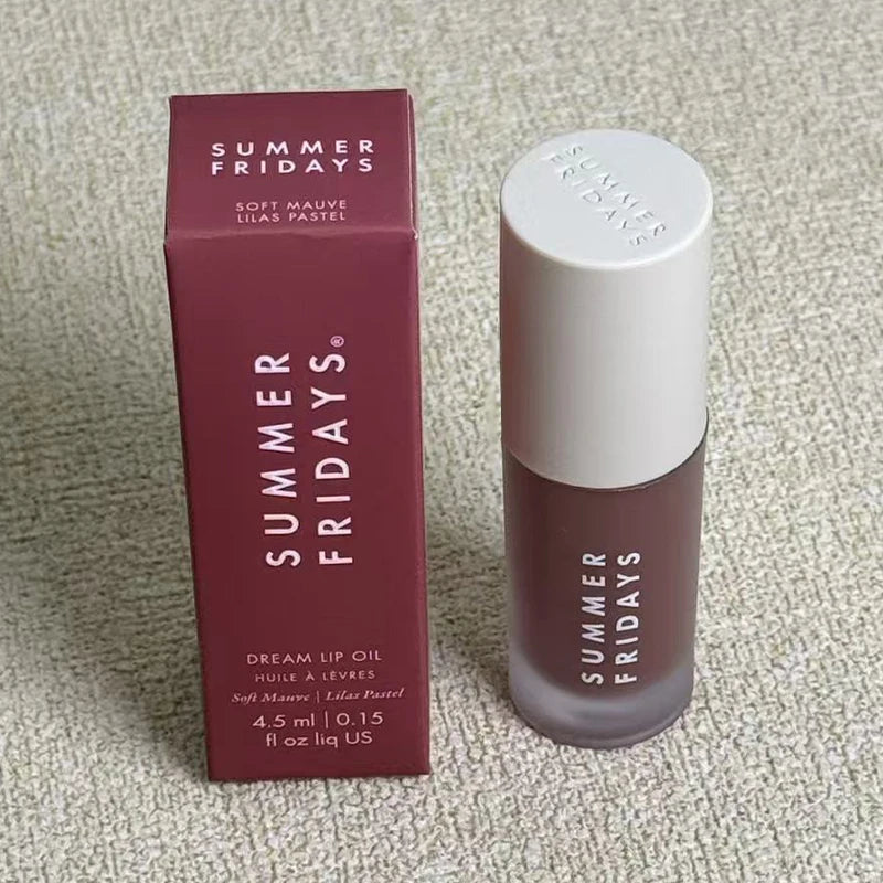 Summer Fridays Lip Balm Moisturizing Mirror Lip Gloss Lip Vanilla Pink Sugar Pink Guava Smell Lipstick Transparent Oil Makeup