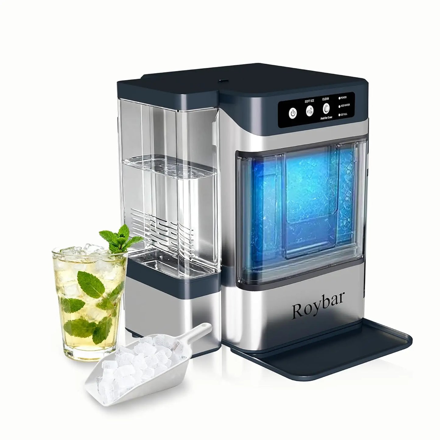 Large Capacity Ice Makers Countertop One-Click Operation Self-Cleaning Portable Ice Maker 41lbs/24H with There is A, Customized